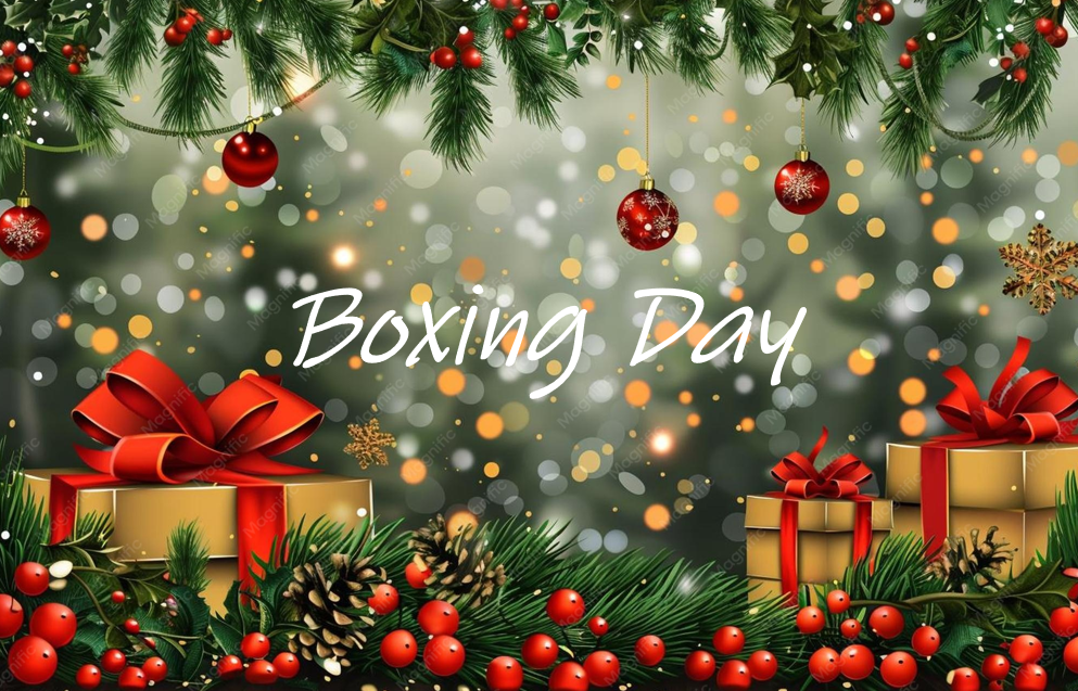 CLOSED for Boxing Day